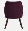 Bolivar Velvet Dining Chair In Purple Colour