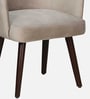 Bolivar Velvet Dining Chair In Beige Colour