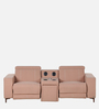 Bologna Fabric 2 Seater Motorized Recliner with Speaker and Charger In Pink Colour