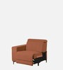 Bologna Fabric 2 Seater Motorized Recliner with Speaker and Charger  In Rust Colour