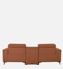 Bologna Fabric 2 Seater Motorized Recliner with Speaker and Charger  In Rust Colour