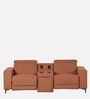 Bologna Fabric 2 Seater Motorized Recliner with Speaker and Charger  In Rust Colour