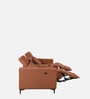 Bologna Fabric 2 Seater Motorized Recliner with Speaker and Charger  In Rust Colour