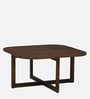 Bolsward Sheesham Wood Nesting Coffee Table Set in Provincial Teak Finish With 4 Stools