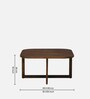 Bolsward Sheesham Wood Nesting Coffee Table Set in Provincial Teak Finish With 4 Stools Bolsward Sheesham Wood Nesting Coffee Table Set in Provincial Teak Finish With 4 Stools