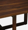 Bolsward Sheesham Wood Nesting Coffee Table Set in Provincial Teak Finish With 4 Stools