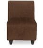 Bolt One Seater Sofa without Armrest in Brown Colour
