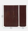 Bolton 3 Door Wardrobe With Drawer And Locker In Brown Finish