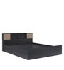 Bolton Plus Queen Size Bed with Box Storage in Wenge Colour