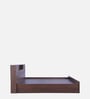 Bolton Queen Size Bed in Walnut Finish with Box Storage