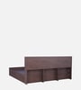 Bolton Queen Size Bed in Walnut Finish with Box Storage