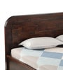 Bolton Solid Wood Queen Size Bed in Brown Finish with Hydraulic Storage
