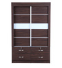 Bolton Sliding Door Wardrobe in Walnut Finish