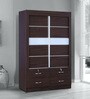 Bolton Sliding Door Wardrobe in Walnut Finish