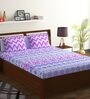 Axia Cotton 120TC Double Bedsheet with 2 Pillow Covers