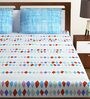 Axia Cotton 120TC Double Bedsheet with 2 Pillow Covers
