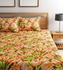Cotton 180TC Double Bedsheet with 2 Pillow Covers