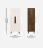 Bonco 2 Door Wardrobe In Brown Maple Finish