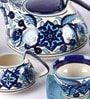 150 ML Blue Bone China Tea Set of 15