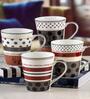 Bone China Tea & Coffee Mug (Set of 4pcs)