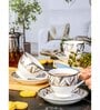 Bone China Tea/Coffee Cup Saucer Set of 12pcs