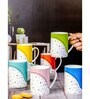 Bone China Tea/Coffee Large Mug Set of 6pcs