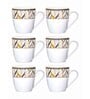 Bone China Tea/Coffee Medium Mug Set of 6pcs