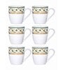 Bone China Tea/Coffee Medium Mug Set of 6pcs