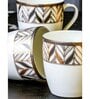 Bone China Tea/Coffee Medium Mug Set of 6pcs
