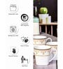 Bone China Tea/Coffee Mug Set of 6pcs