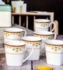 Bone China Tea/Coffee Mug Set of 6pcs