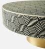 Bone Inlay Geo Coffee Table in Black Colour Bone Inlay Geo Coffee Table in Black Colour