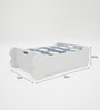Bone Large Dog Bed in White Colour