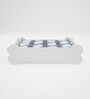 Bone Large Dog Bed in White Colour