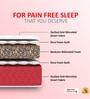 Bonezone Orthopedic 4 Inches Bonded Foam & PU Foam Queen Size Mattress