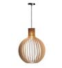 Medora Bongo Black Wooden Hanging Light