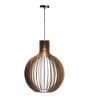 Innova Bongo Black Wooden Hanging Light