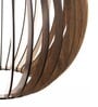 Innova Bongo Black Wooden Hanging Light