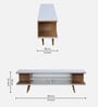 Bonita TV Console in White & Brown Colour for TVs Upto 70"