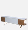 Bonita TV Console in White & Brown Colour for TVs Upto 70"