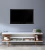 Bonita TV Console in White & Brown Colour for TVs Upto 70"