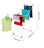 Steel Purple Wonderfold X-Wing Clothes Drying Stand