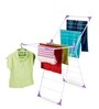 Steel Purple Wonderfold X-Wing Clothes Drying Stand