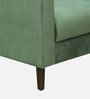 Bonito Velvet 1 Seater Sofa In Green Colour
