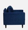 Bonito Velvet 1 Seater Sofa In Royal Blue Colour
