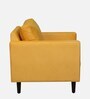 Bonito Velvet 1 Seater Sofa In Yellow Colour
