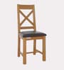 Bonn Dining Chair in Brown Finish