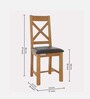 Bonn Dining Chair in Brown Finish