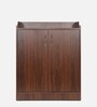 Bonny Shoe Cabinet in Brown Finish