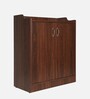 Bonny Shoe Cabinet in Brown Finish